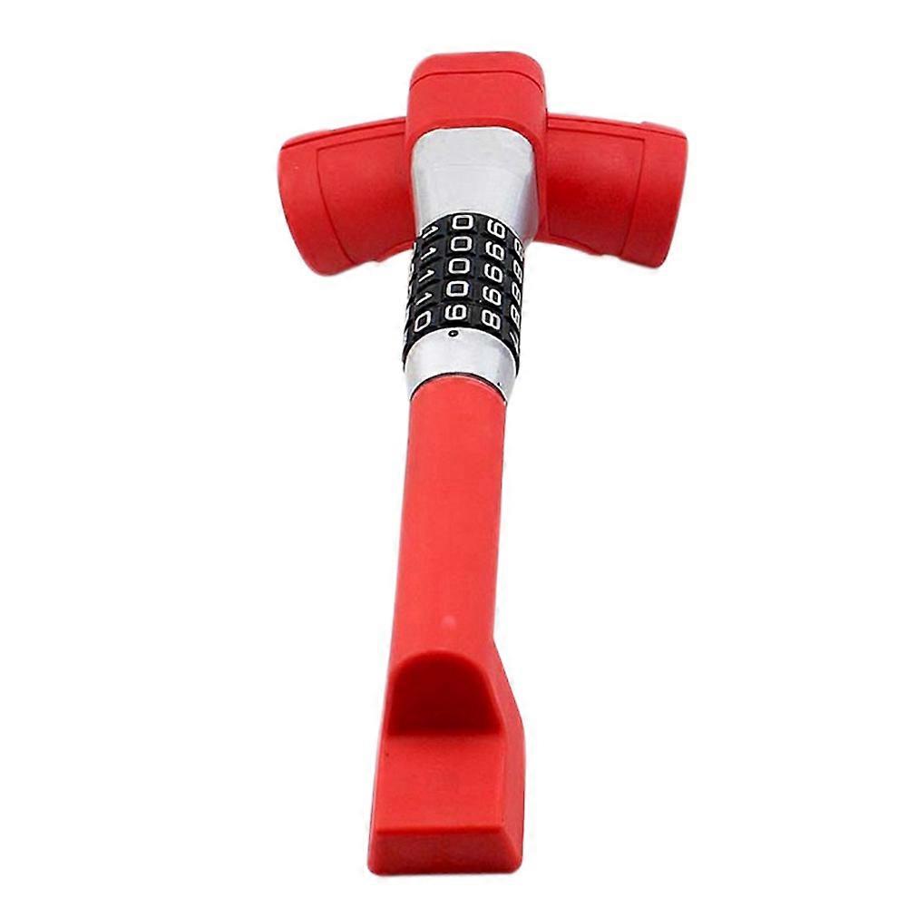 Car T-Shaped Steering Wheel Anti-Theft Lock Retractable Hook Lock Retractable Anti-Theft Combination Lock for Carstrucks