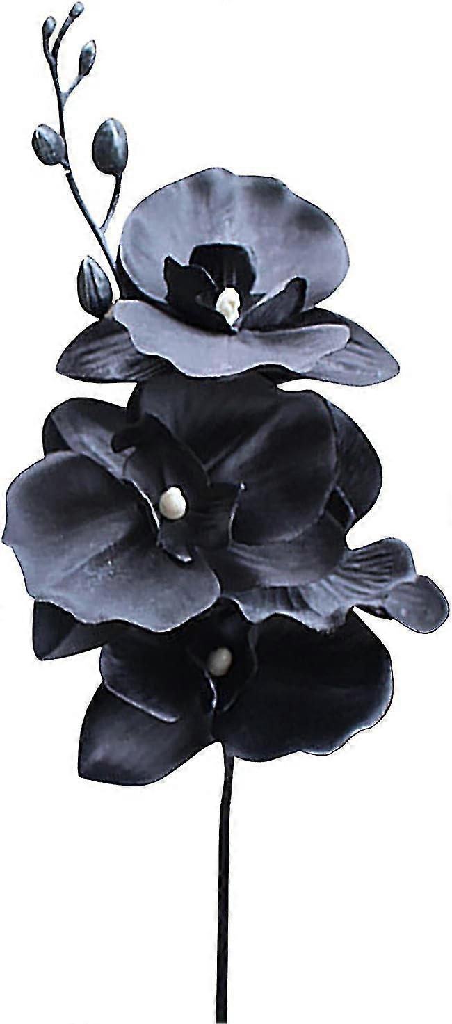 2024 Suitable 6 Pack Long Stem Artificial Silk Phalaenopsis Orchids Artificial Phalaenopsis Orchids for Home Offic
