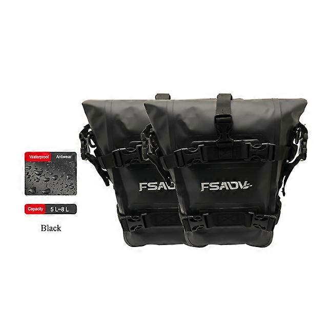 NEW Waterproof Frame Crash Bars Bag For HONDA CB500X For Suzuki DL650 DL250 For BMW R1200GS R1250GS Bumper Bag Tail Bag Tool Bag