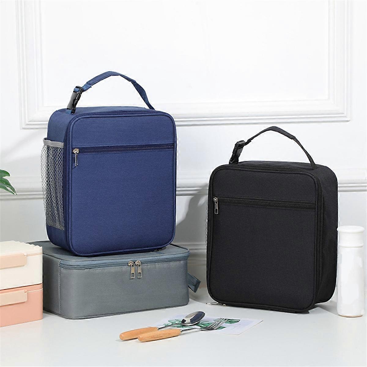 Lunch Box Torba na lunch dla mężczyzn Kobiety Pojemność Lunchbox Wielokrotnego użytku Torby na lunch Izolowana torba na lunch Lunch B