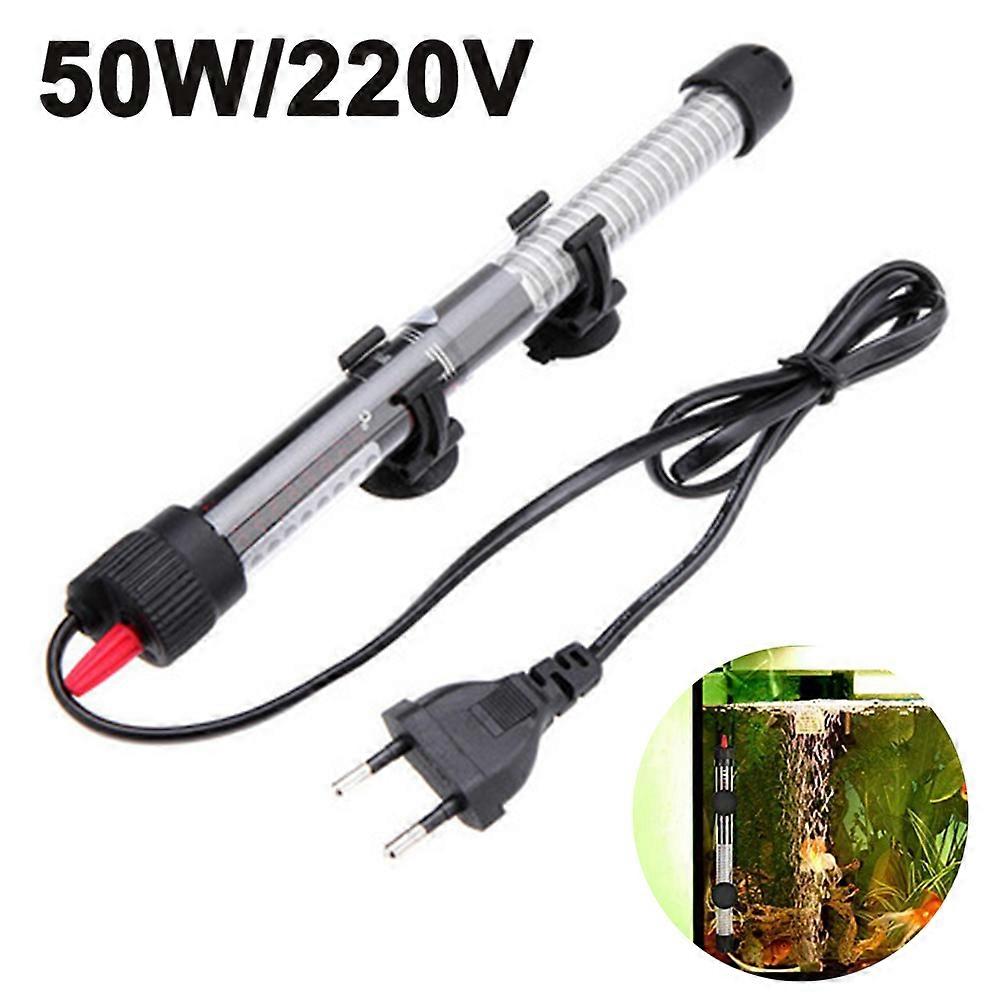 QQDD Aquarium Heater Fish Tank Submersible Heater Turtle Heat Rod with Temperature Display E