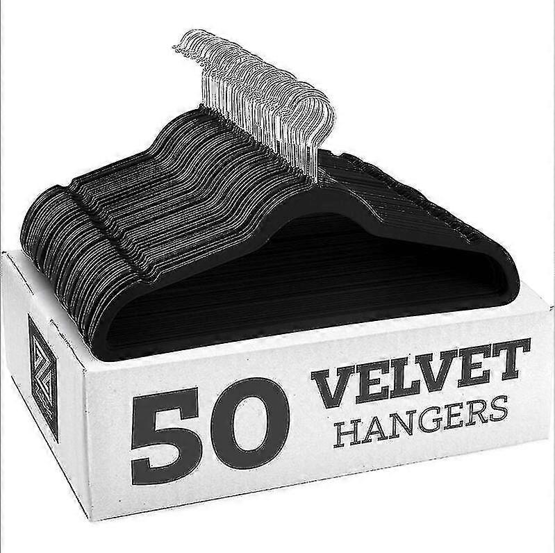 Anti-Rutsch-Samtbügel - Kleiderbügel (20er-Pack)