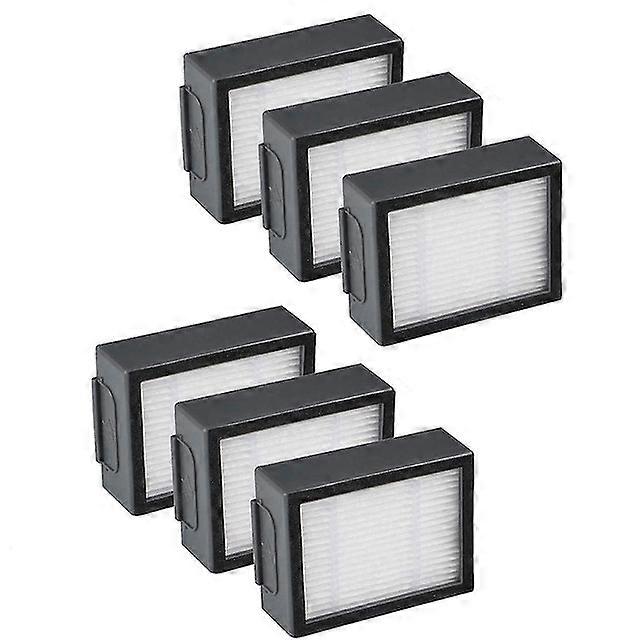 6-pack Replacement Hepa Filter Compatible For Irobot Roomba Evo, I,e,j Series:e5 E6 E7 I1 I3 I4 I5 I6 I7 I8 J7 And All Plus Version Robotic Vacuum Cl
