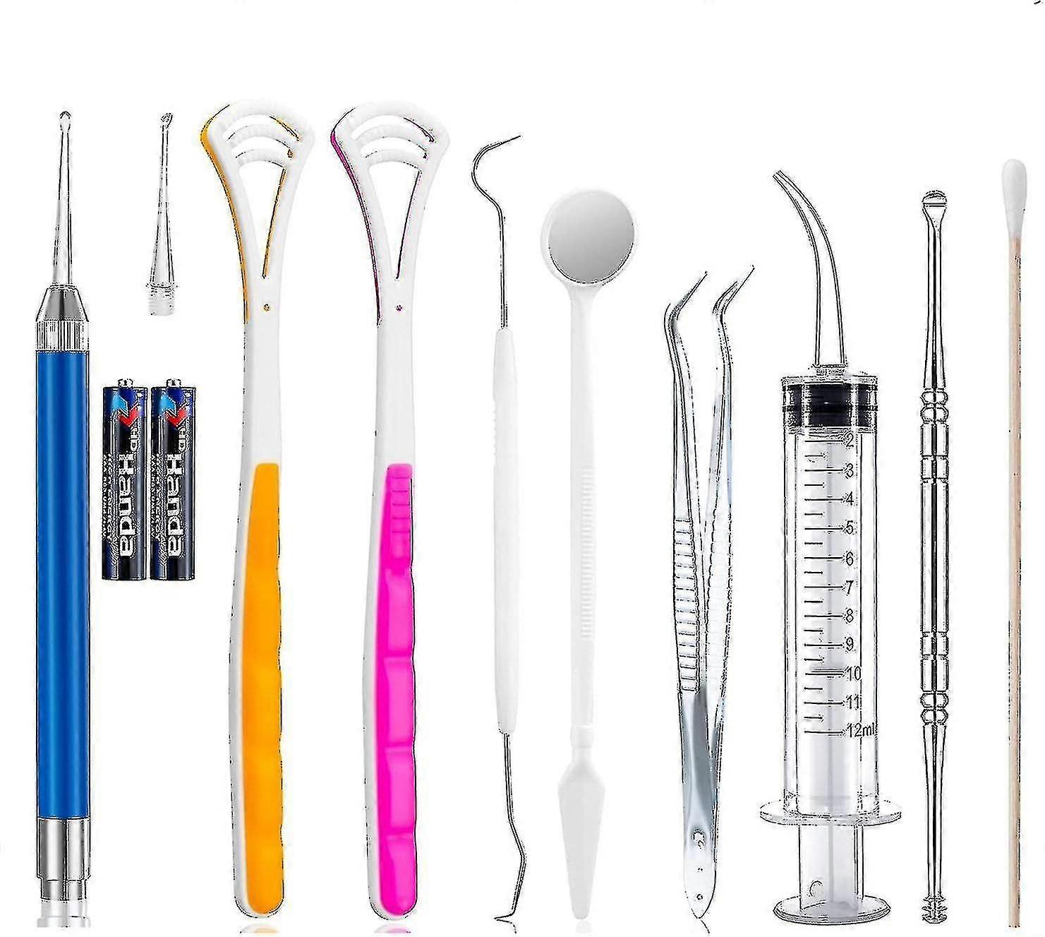 Tonsil Cleaning Tools Set - Professional Kit For Tonsil Stone Removal