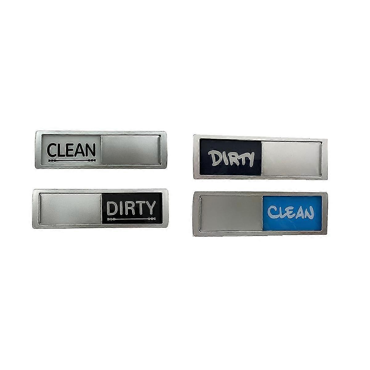 Dishwasher Magnet Clean Dirty Sign Shutter Only Changes When You Push It Non-Scratching Magnet or A