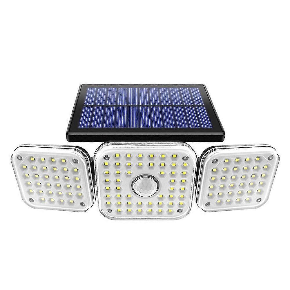 Solar lights outdoor 182/112 led wall lamp with adjustable heads security led flood light ip65 waterproof with 3 working modes
