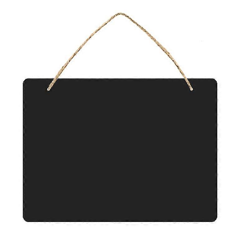 Chalkboard Sign Double-Sided Erasable Message Board Blackboard Wall Decor Signs With Hanging String (160209)