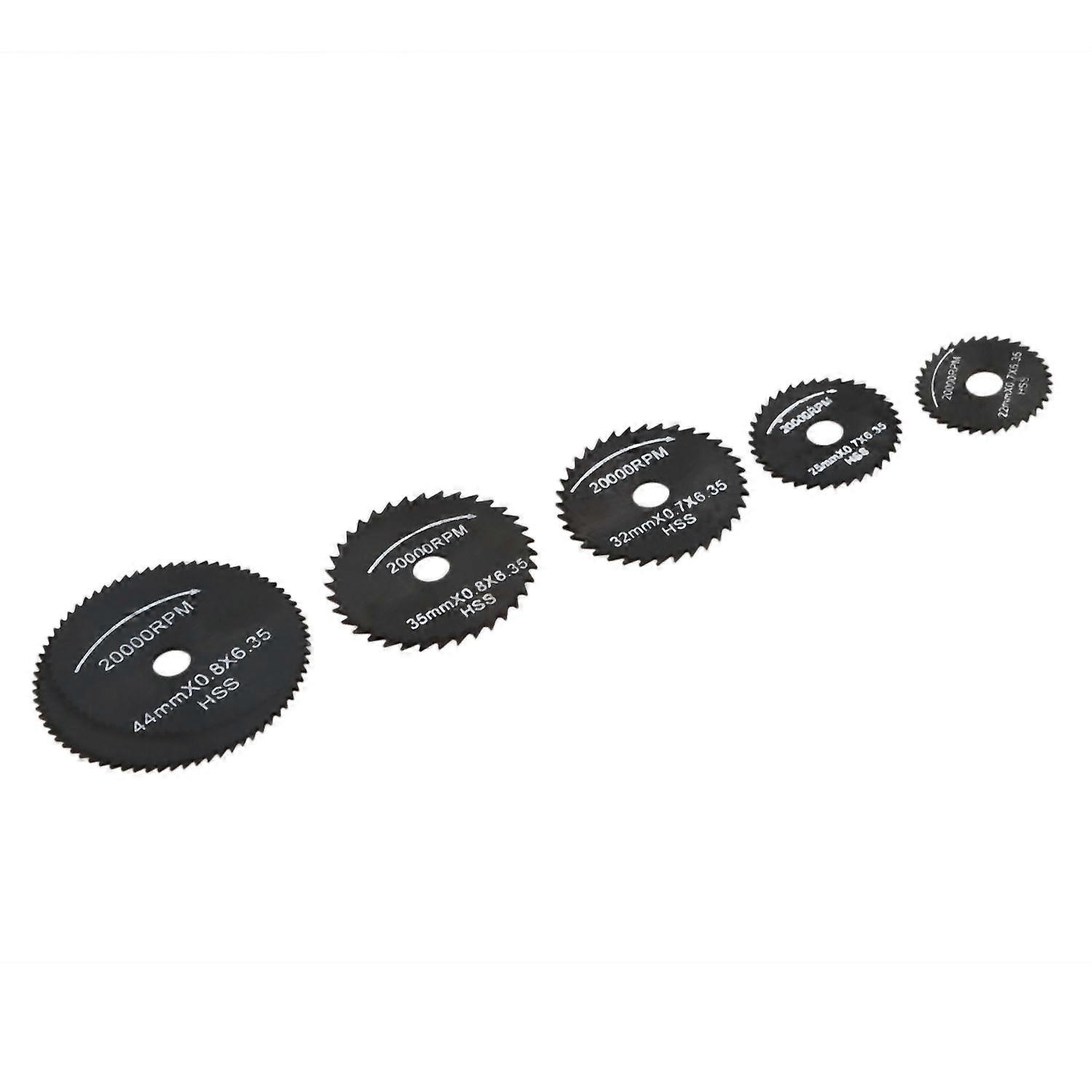 6pcs Metal HSS Circular Saw Blade Set Cutting Discs for Tool