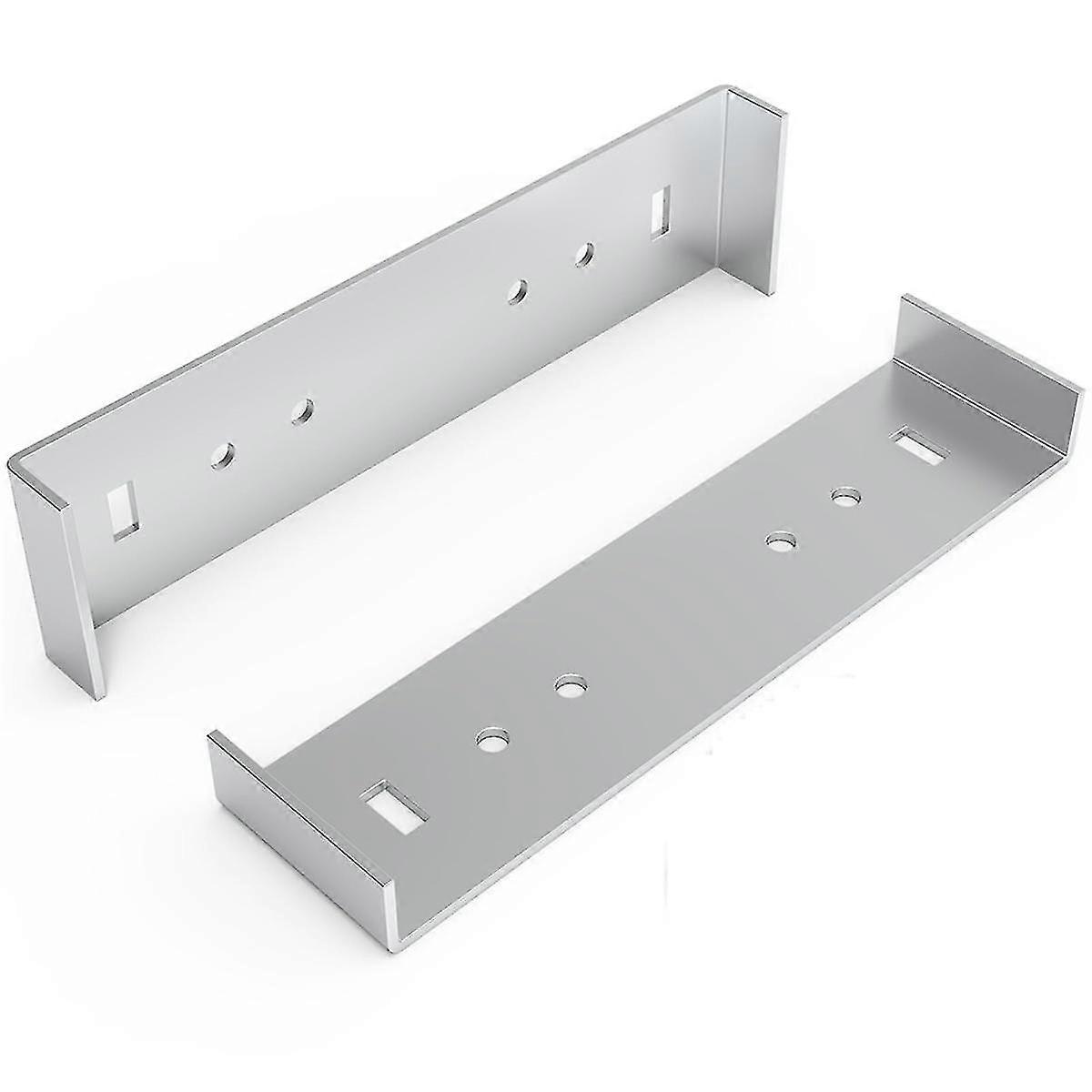 Metal Mailbox Mounting Bracket Large for Mailboxes with 8Inch Wide Floor 2Pcs