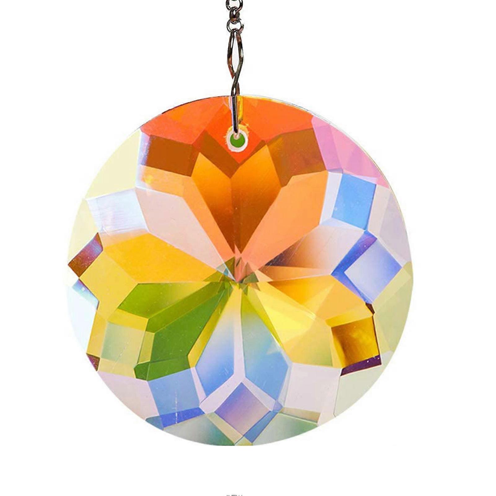 Crystal Sun Catcher Prism Captivating Design Stunning Display of Colors Prism for Indoor & Outdoor Decoration