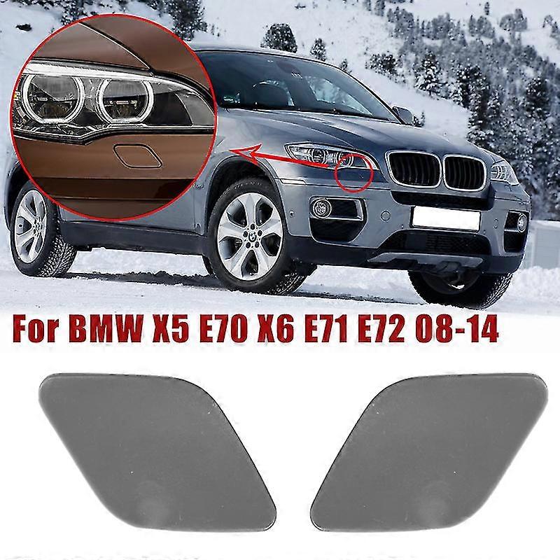 Car Bumper Nozzle Jet Cover Cap For For E70 X5 E71 E72 X6 2008-2014 #51657052427 51657052428