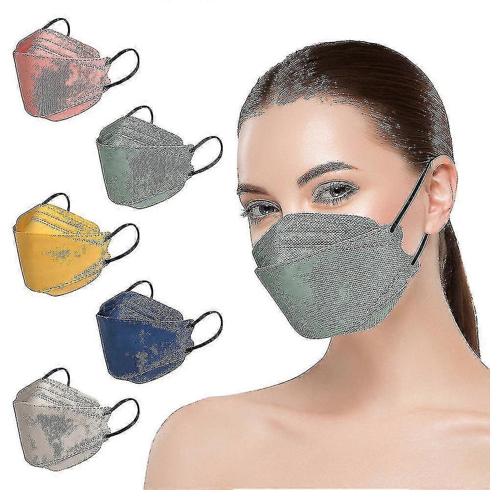 Kn95 Face Masks Fish Mask Adult Morandi Ffp2 Mask 4 Layer Protective Masks Kf94 Masks