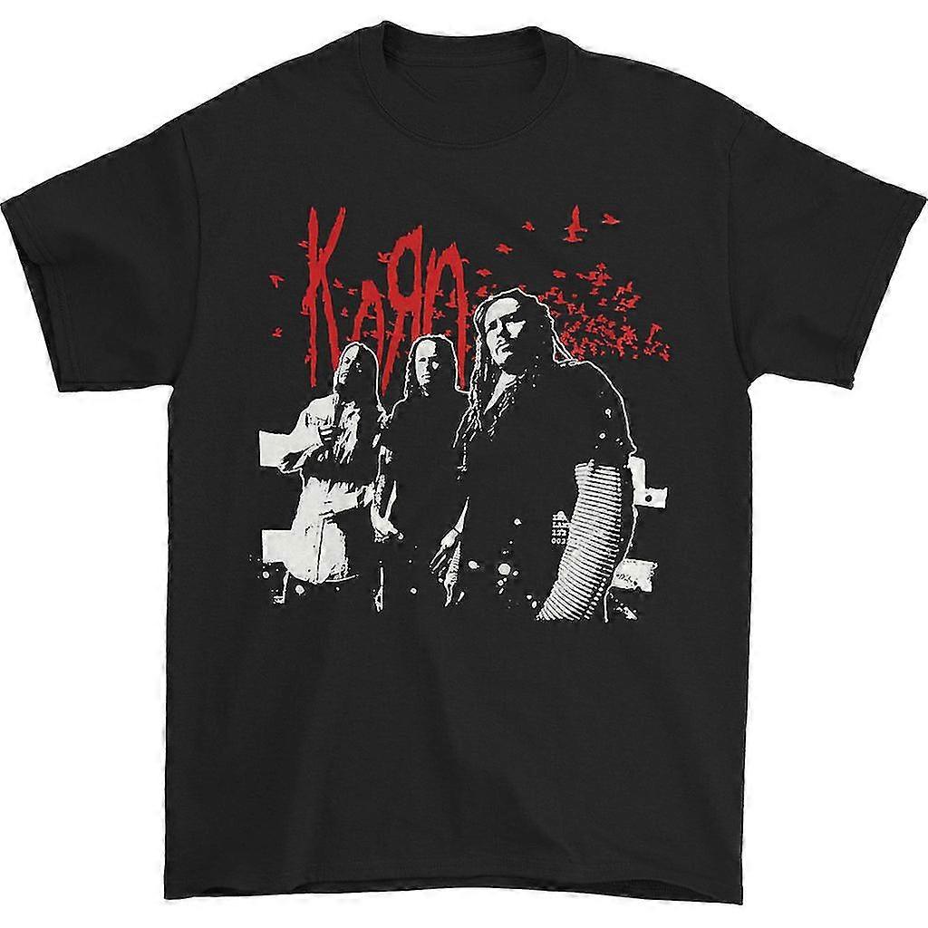 Korn grubu tişört çekti