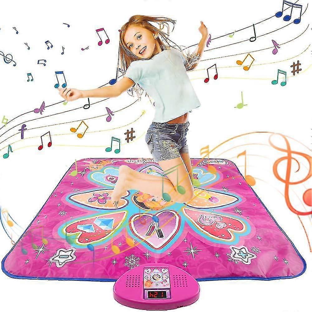 حصيرة الرقص ، ترقية لوحة الرقص الإلكترونية مع أضواء LED حصيرة لعبة الرقص مع 7 أوضاع لعبة ، حجم قابل للتعديل ، هدية ألعاب حصيرة الرقص لمدة 3-12 سنة رأ