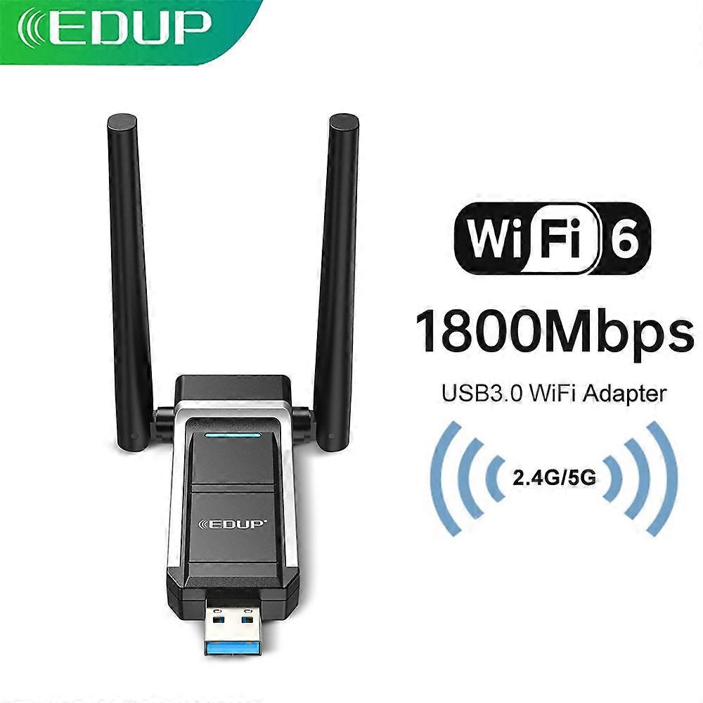 1800Mbps Wifi Adapter USB3.0 Wireless Network Card 2.4G&5G WiFi Dongle Soft AP High Gain Antenna WiFi Receiver For Computer