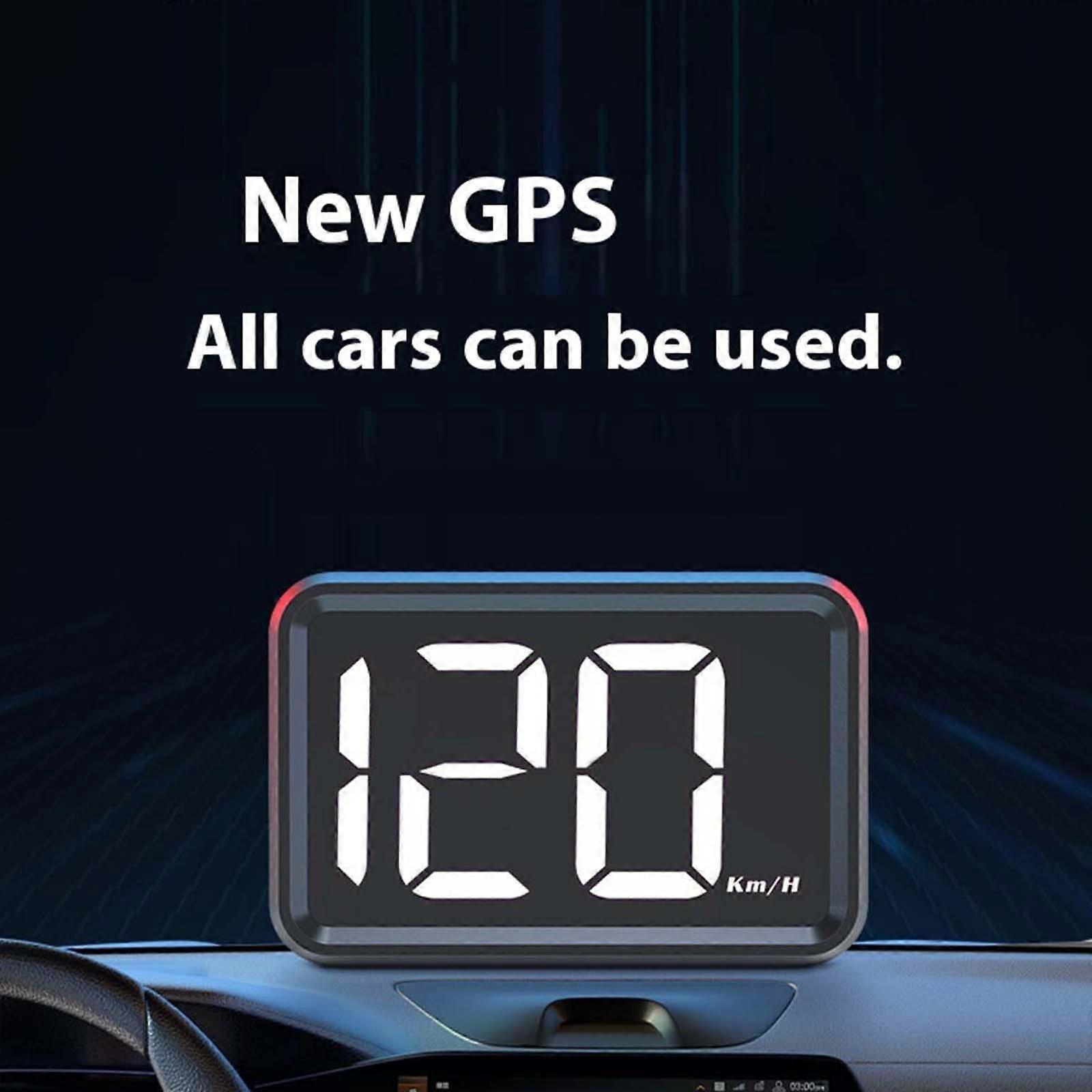 Enhanced Driving Universal HUD Projector With Digital Speedometer Compass Navigation Alerts USB Powered Fits All Cars Flye242552