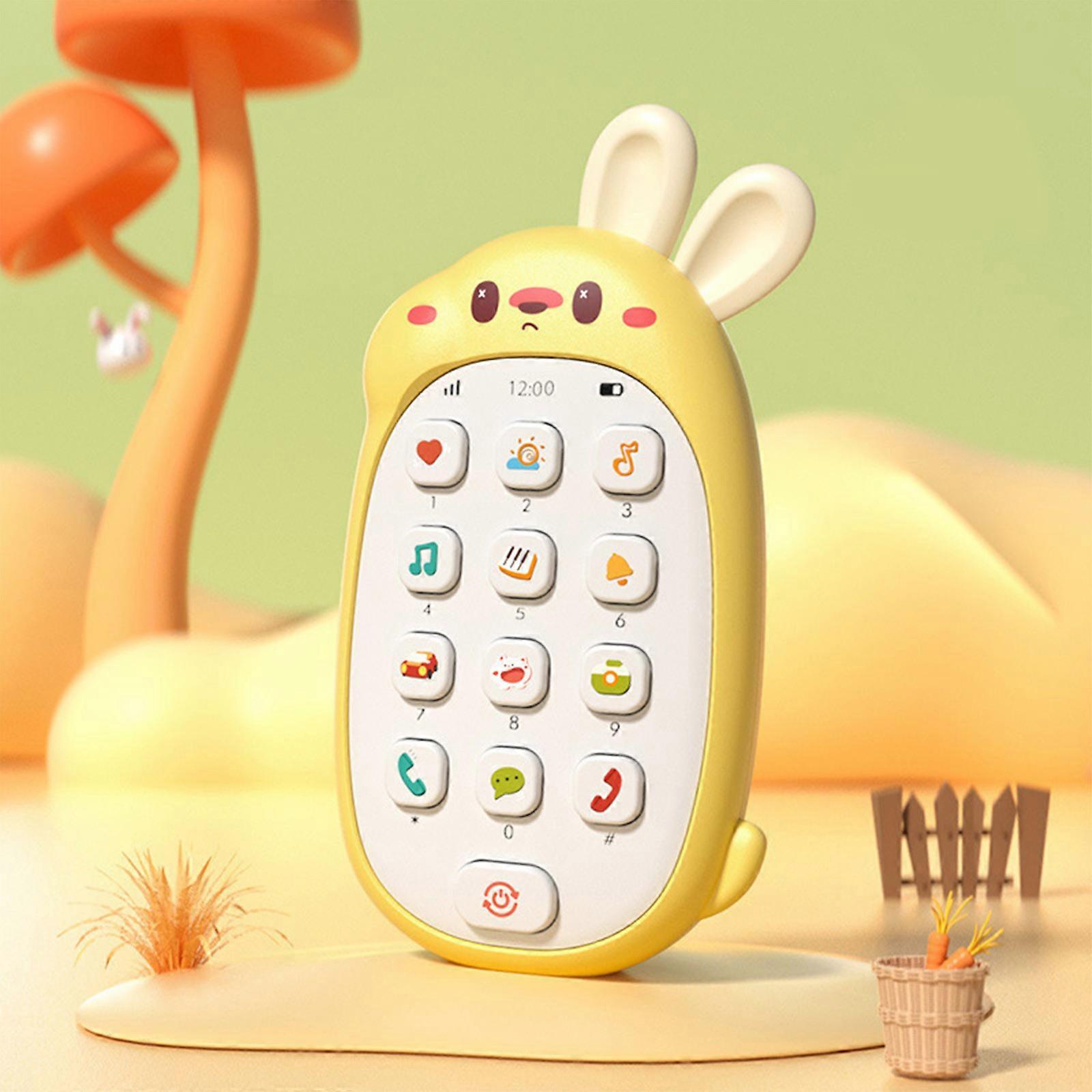 Babies Mobile Phone Toys, Early Science Education For 3-6 Years Old Babies, Chewable Mobile Phone Story Machine, Learning Machine Music Mobile Phone T