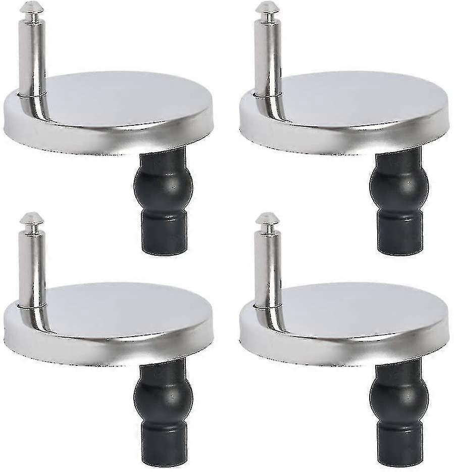 4 قطع مفصلات مقعد المرحاض العالمي مسامير مقعد المرحاض من الفولاذ المقاوم للصدأ سريعة التحرير الأعلى