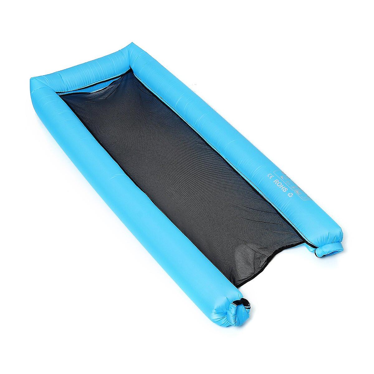 2X0.7m Inflatable Water Hammock Sofa Floating Bed Air Mattresses No Pump Needed Portable Floats Lounger Chair For Summer Swimming Pool Beach Travel