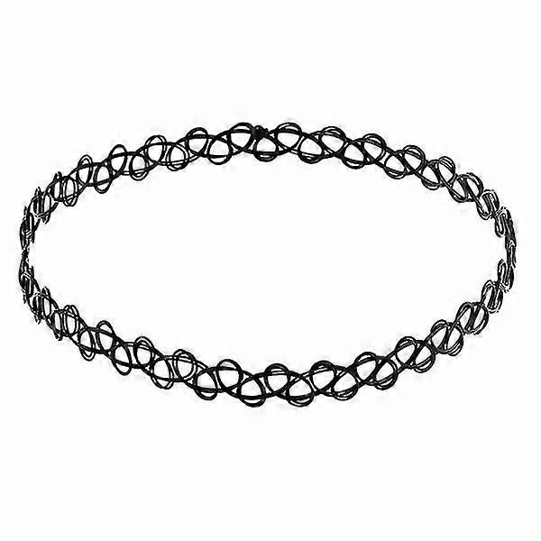Collier ras de cou - Taille unique noir