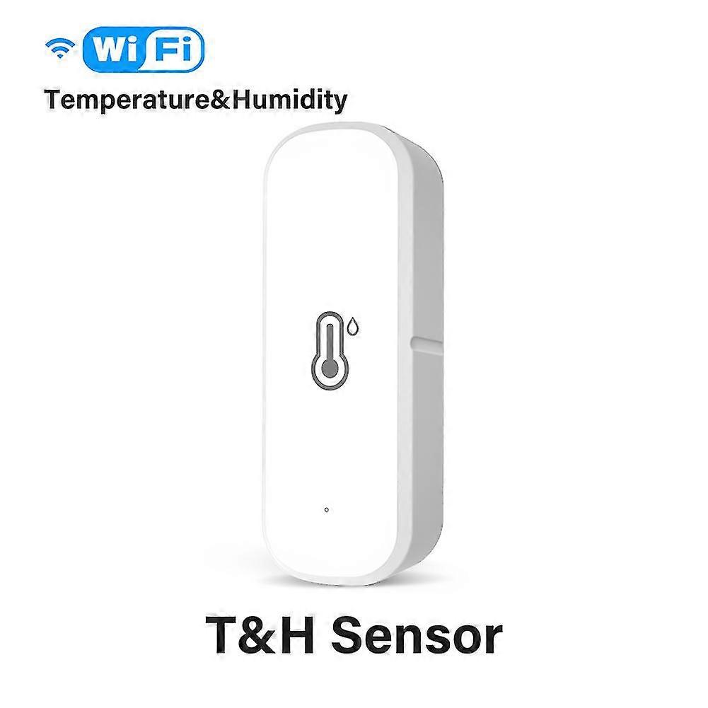 1/2/3pcs Tuya Wifi Smart Temperature Humidity Sensor Indoor Hygrometer Controller Monitoring Work With Smart Speaker Alexa Google Home