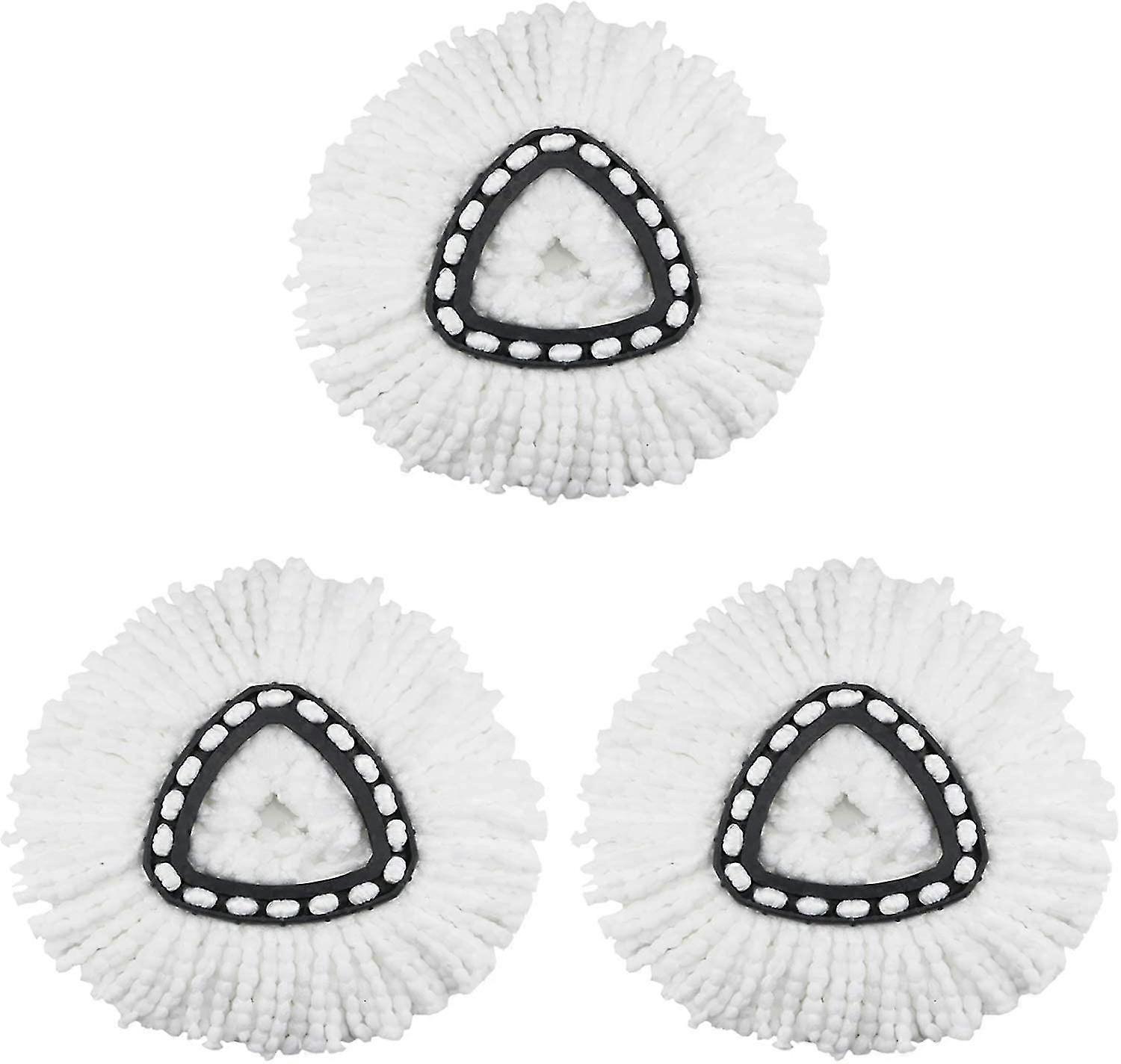 3 Pack Spin Mop Replacement Head Mop Head Refills Mop Head Replacement Mops Compatible With Floor Cleaning Microfiber Mop Head Replacement