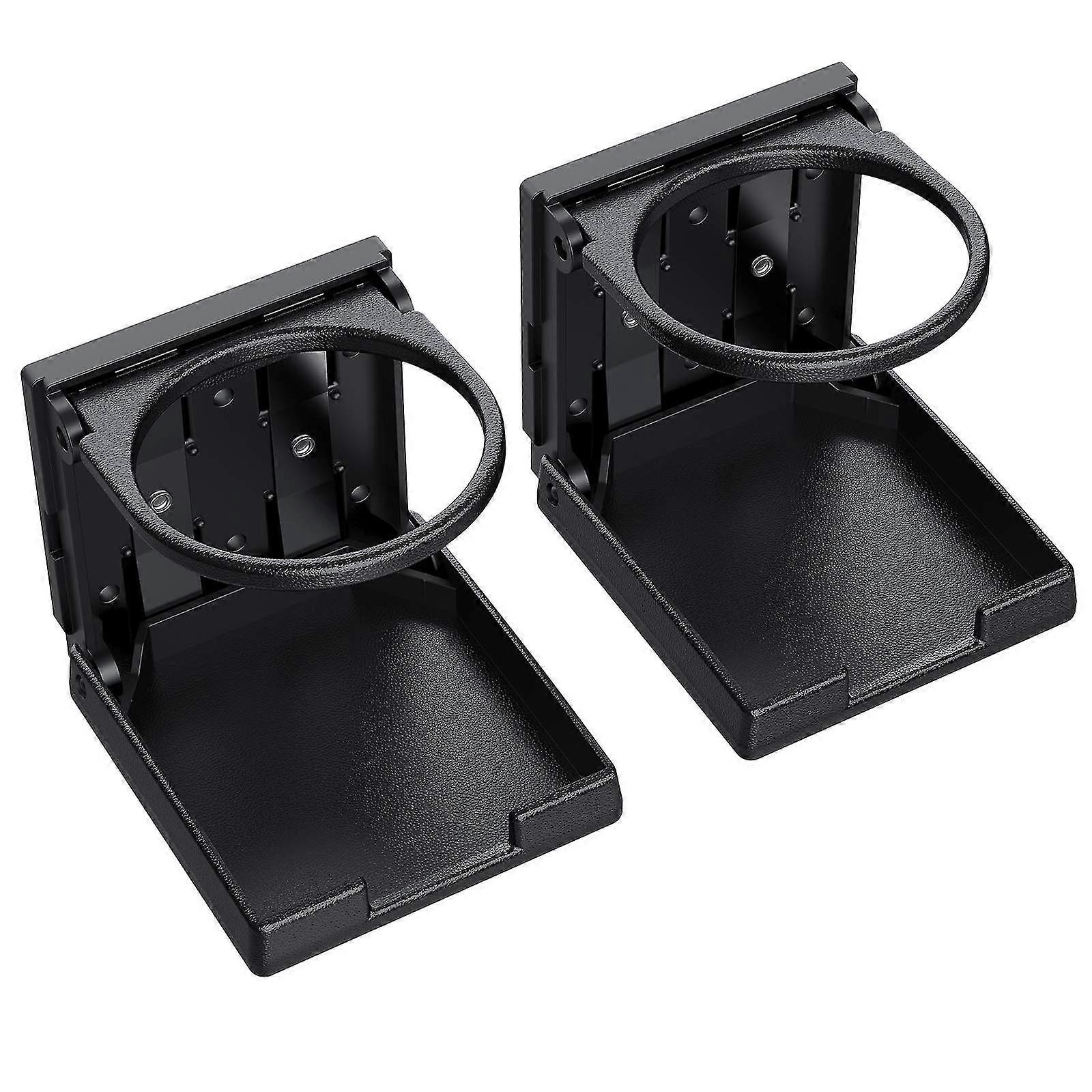 2pcs Universal Adjustable Folding Cup Drink Holder Waterproof Cans Plastic Holders