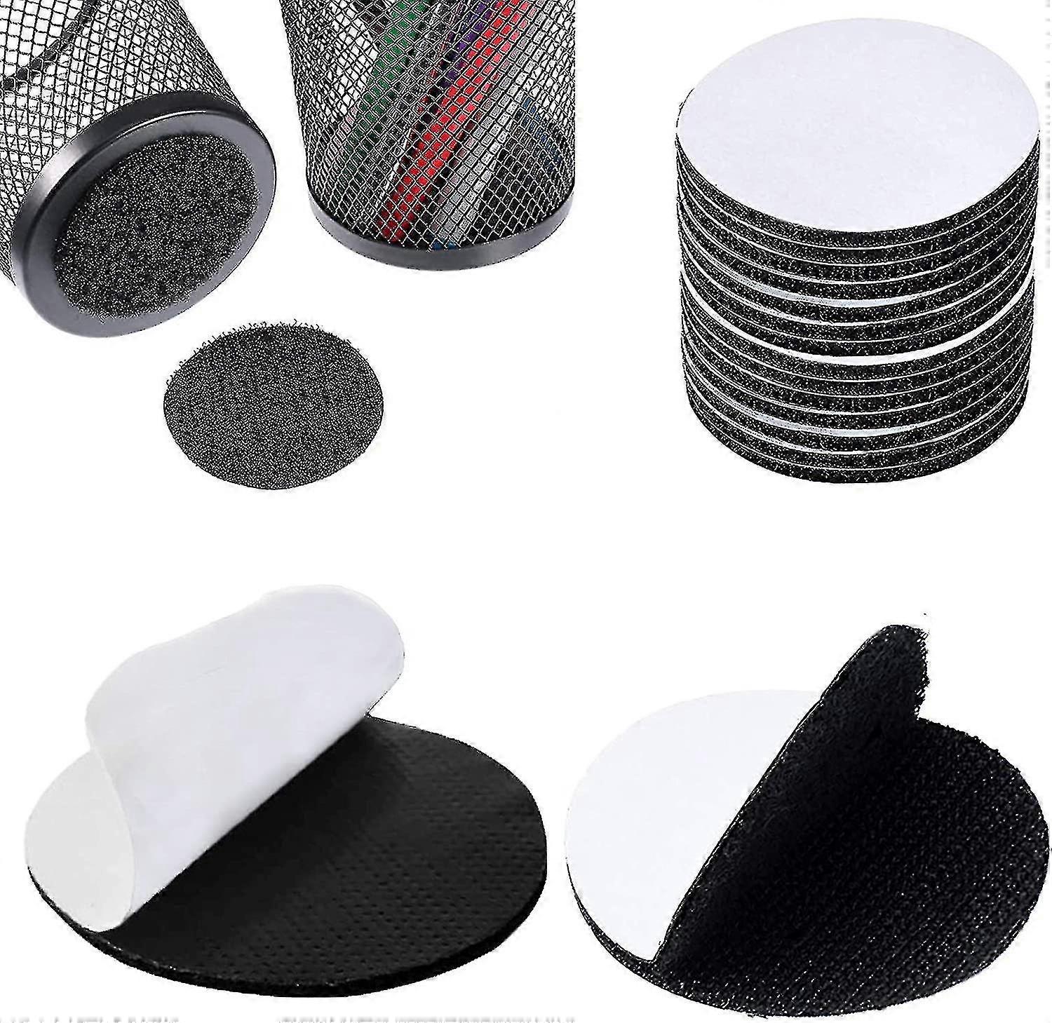 10 Pairs 6 Cm Round Scratch Sticker, Adhesive Scratch Tape