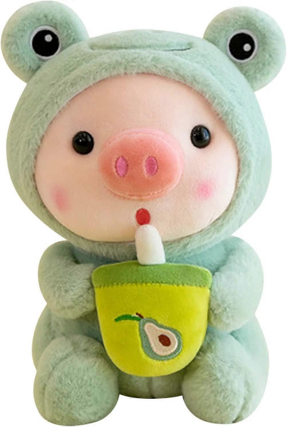 1 Pcs Bubble Tea Plush Frog Toy