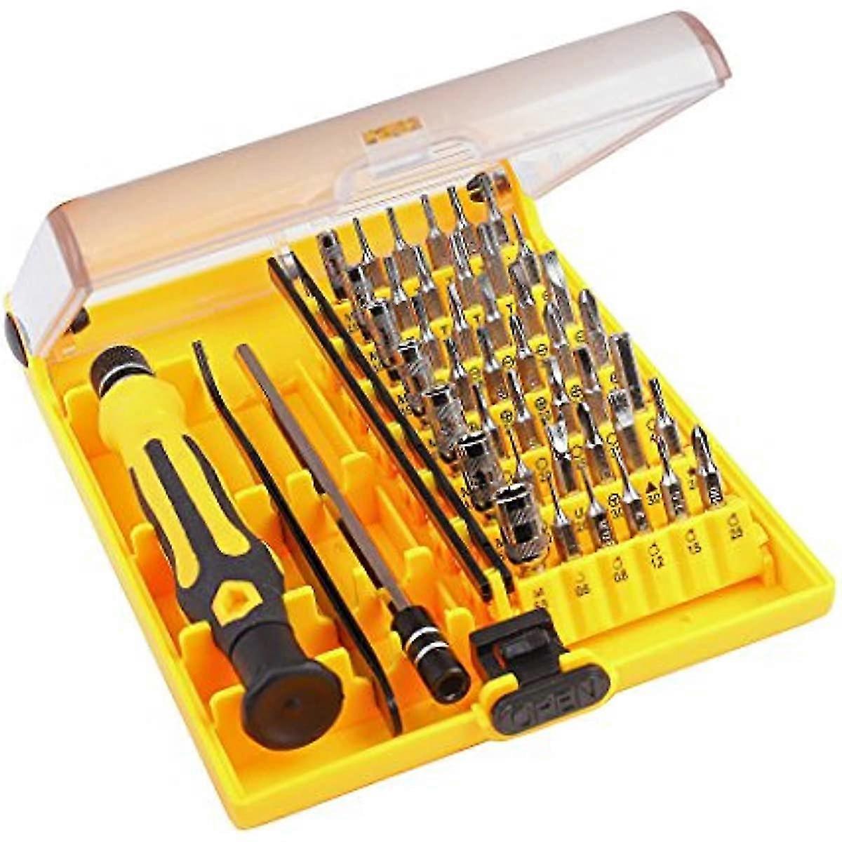 Screwdriver Set, Precision Screwdriver 45 In 1 Repair Tool Kit With Tweezers & Extension Shaft For Phones Pc Electronic Maintenance Electronic Devices