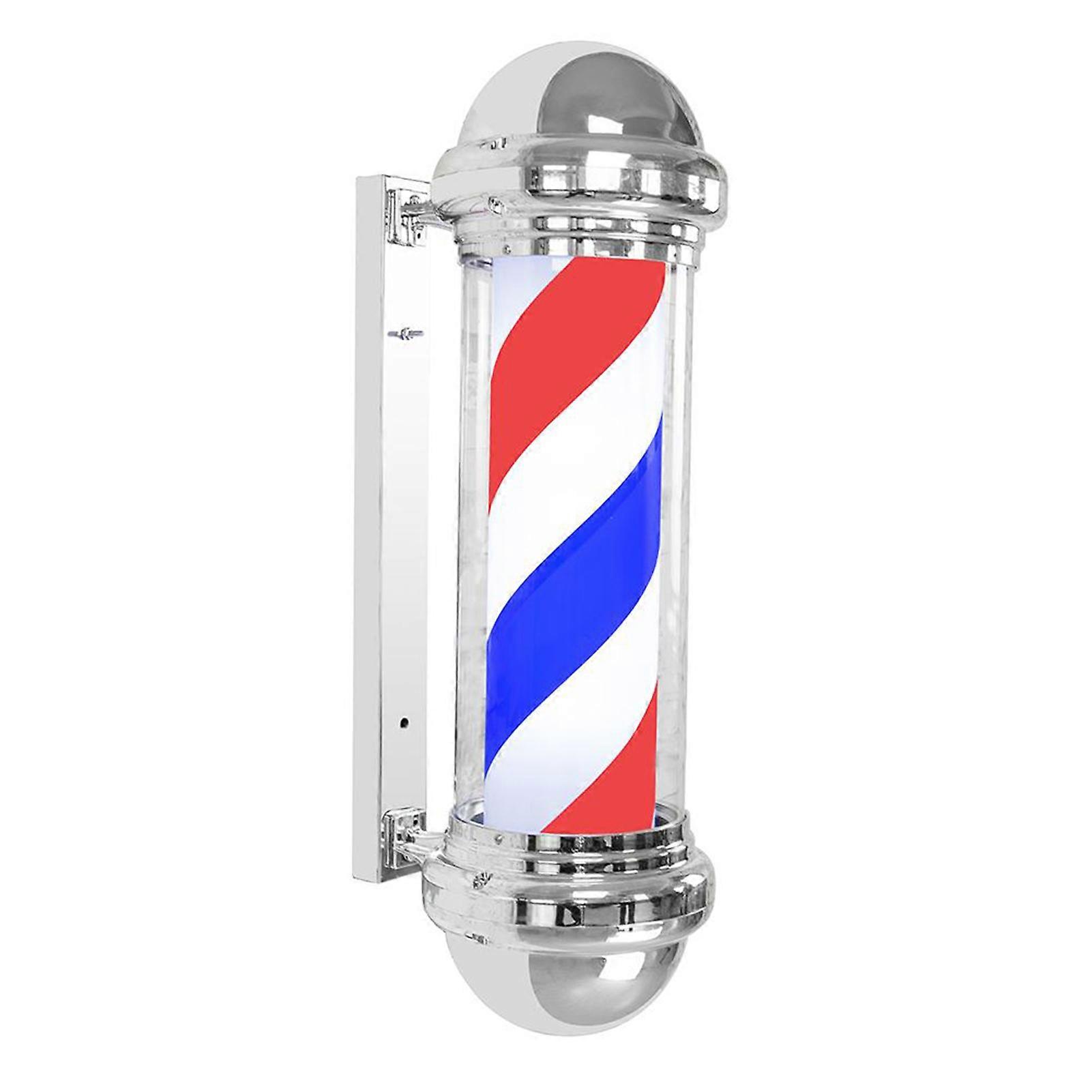 LED Barber Sign Rotating Illuminating Pole Bright Light for Hair Salon