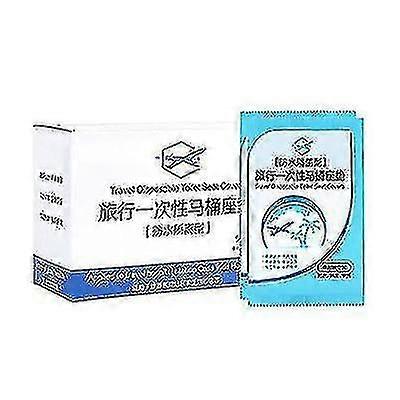 50pcs tragbare & Einweg-WC-Sitzbezugsmatte