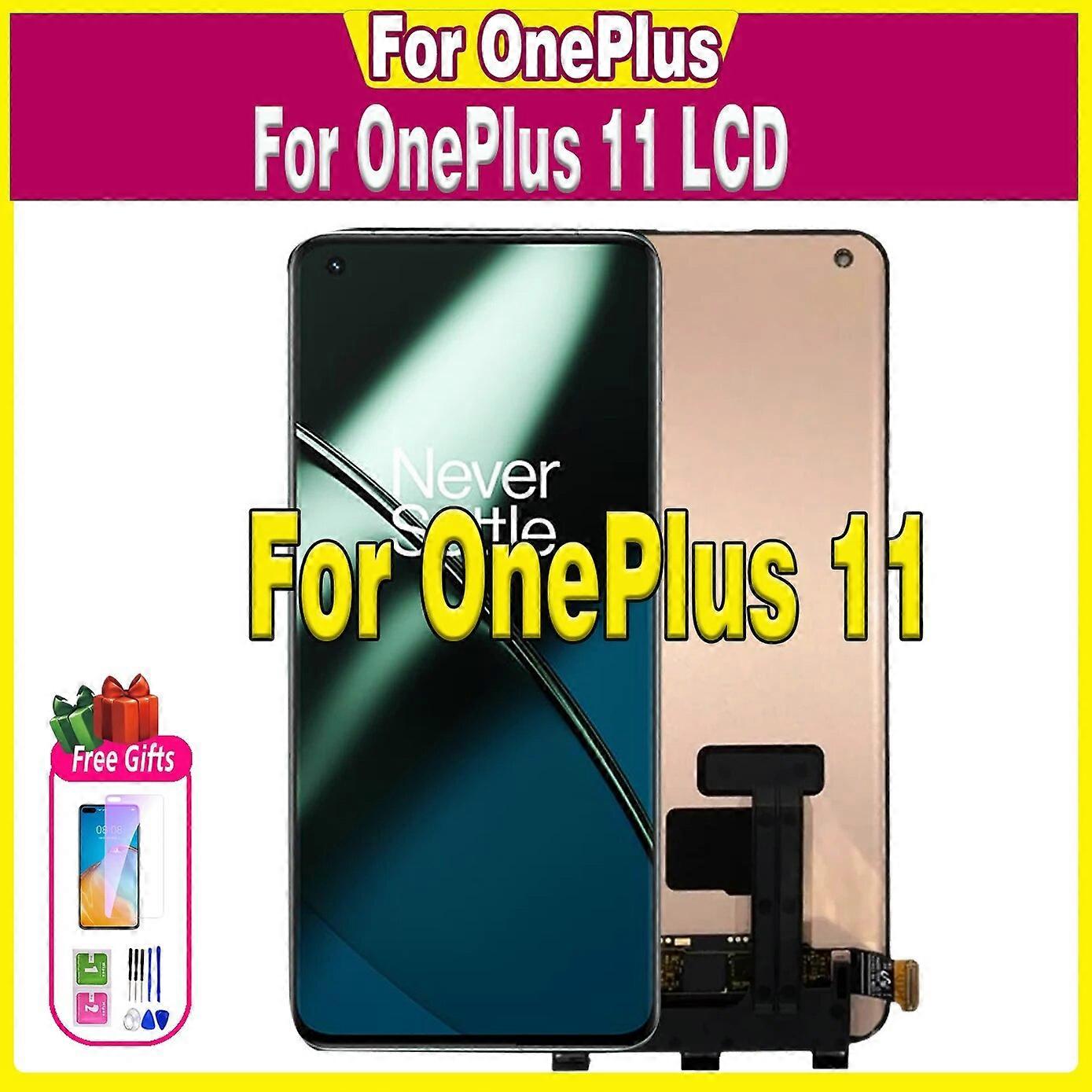 6.7" High quality For OnePlus 11 LCD Display AMOLED 1+11 PHB110 CPH2449 LCD Touch Digitizer Screen Assembly Replacement