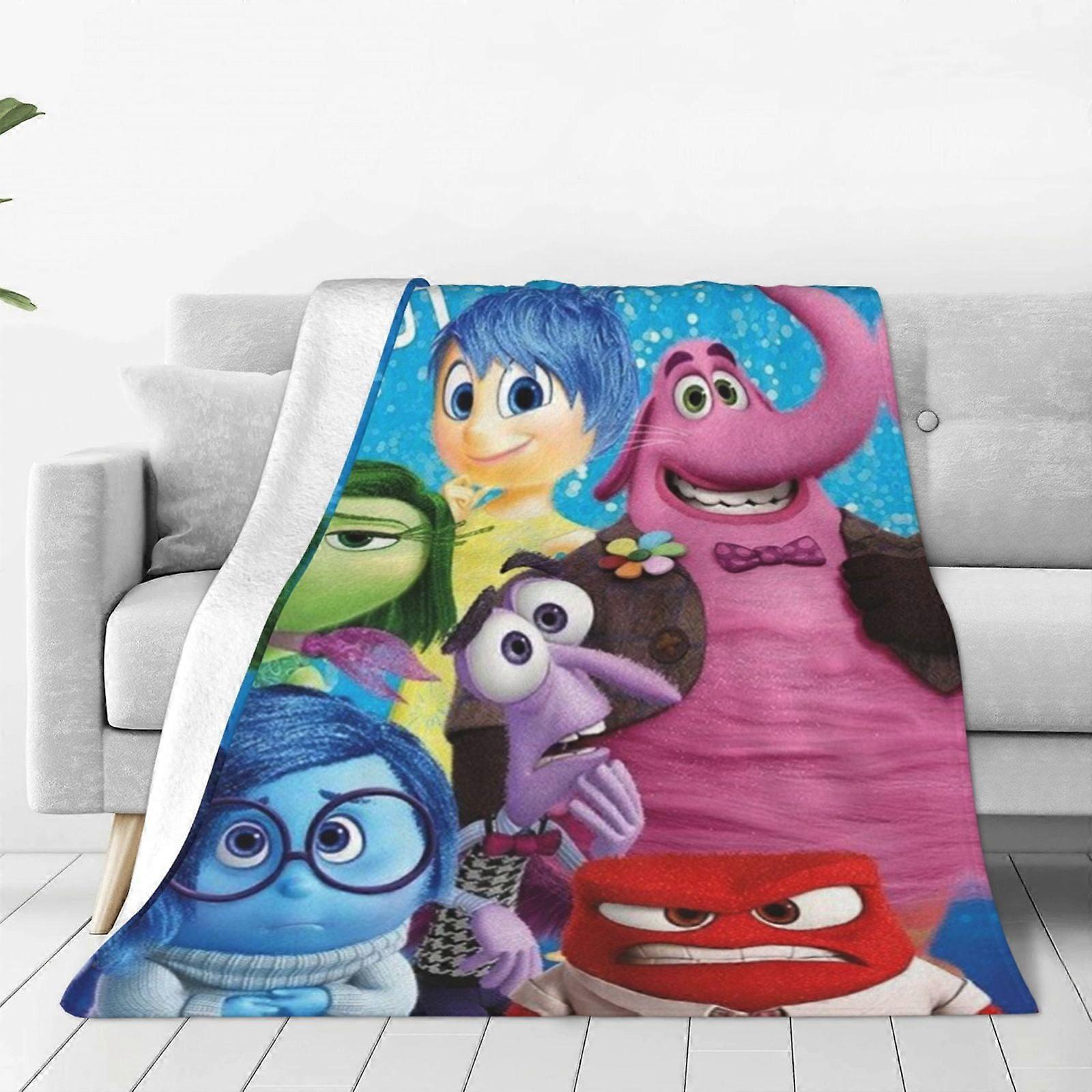 Inside Out 2 Blankets Flannel Fleece Warm Soft Throw Blanket For Couch Sofa Bed Living Room All Season Decor Gift Multiple sizes to choose from