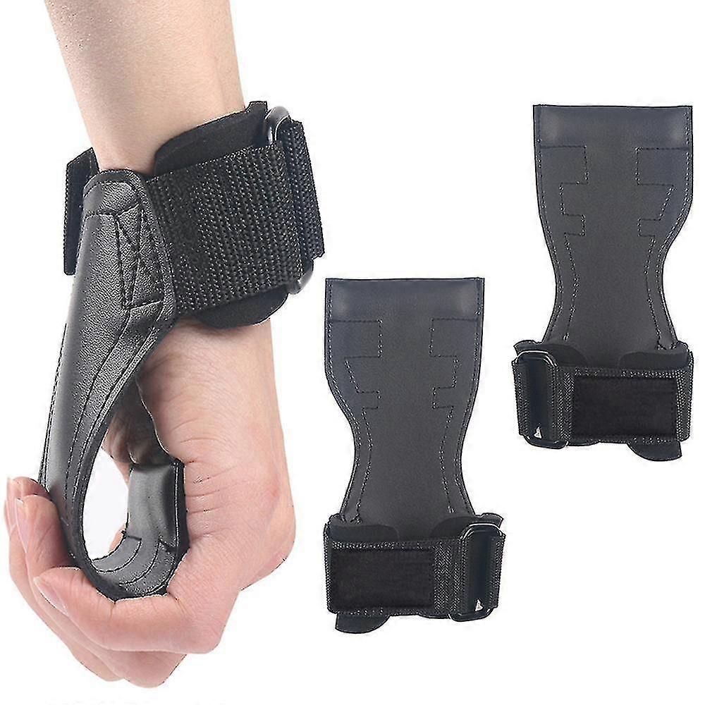 1ペアリフティングストラップフィットネスパームガードグローブプルアップベンチプレスダンベルPVCリストガード