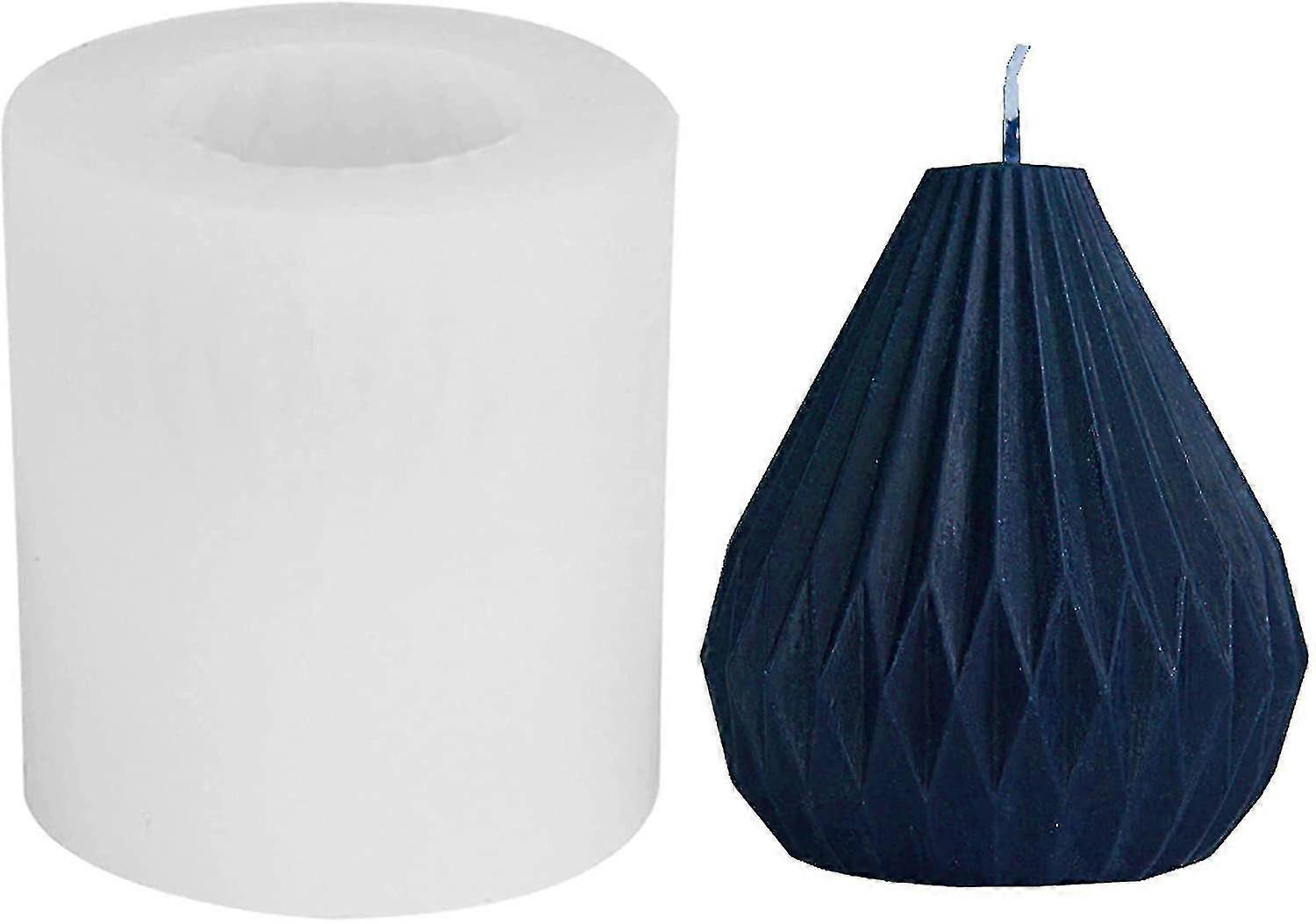 シリコーンキャンドル金型3D幾何学的なキャンドル金型シリンダー形状キャンドル製造のための現代のキャンドル金型