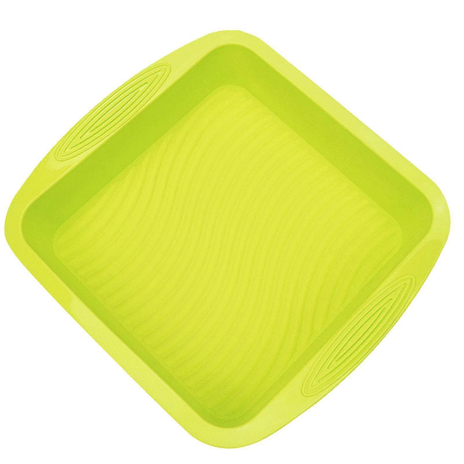 Cake Mold Nonstick Heat Resistant Wavy Bottom Square Silicon