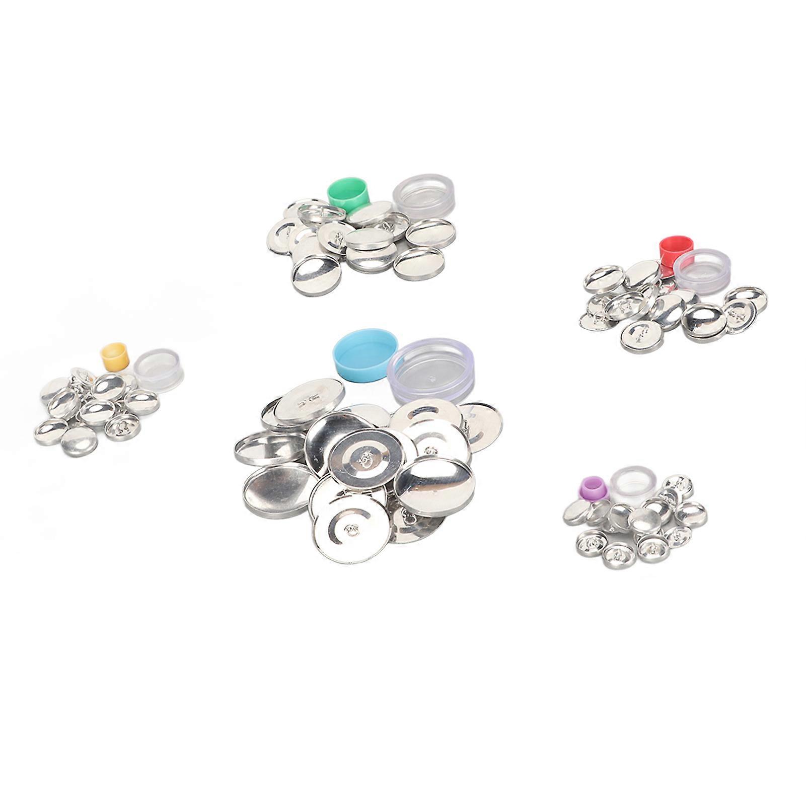 Cover Button Kit DIY Handcraft Flat Back Practical Fabric Covered Button Kit for Bags Sewing