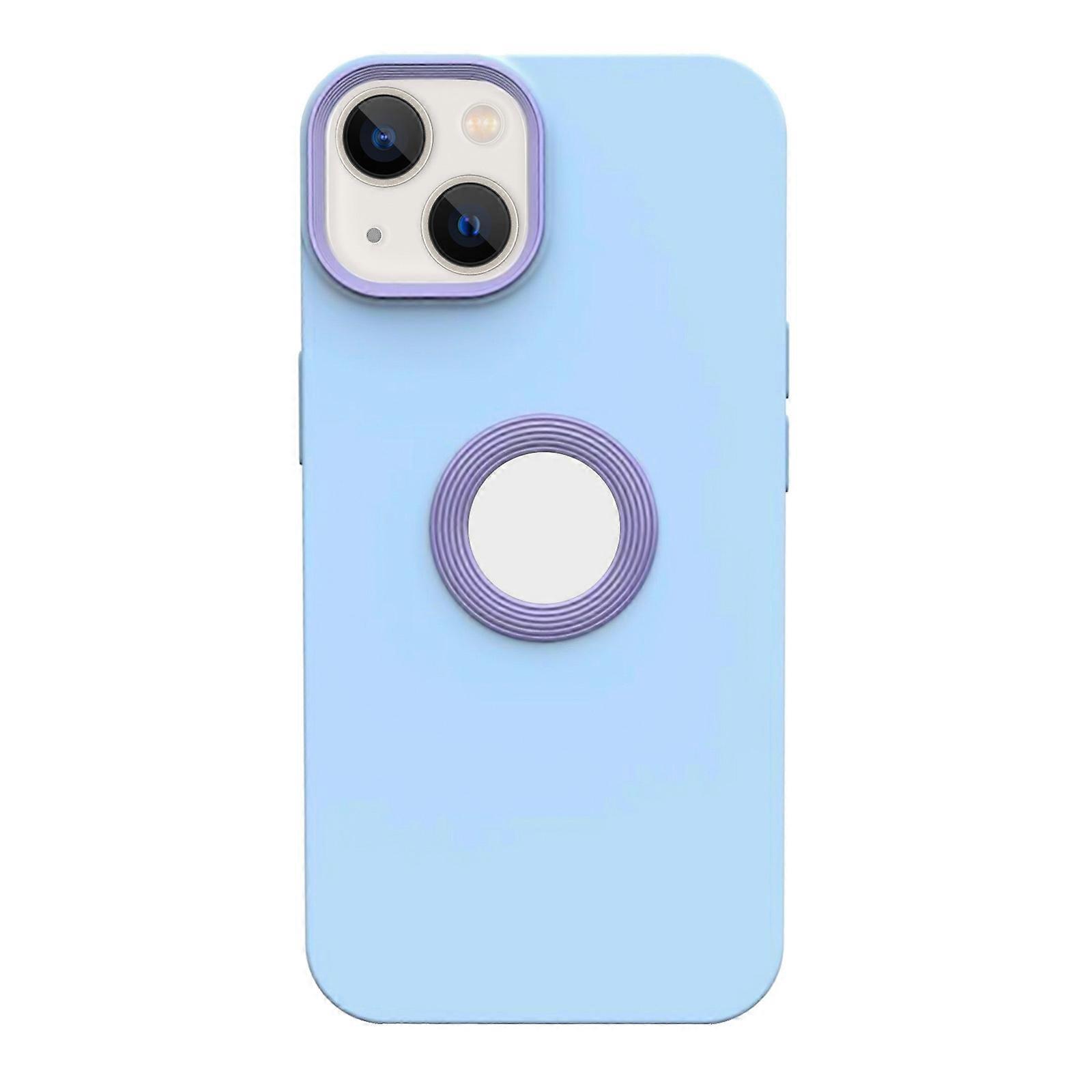 For iPhone 14 Plus Contrast Color 3 in 1 TPU Phone Case