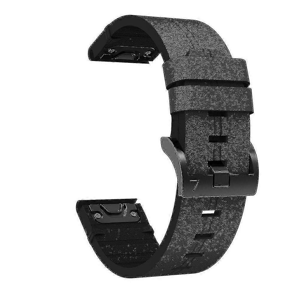 حزام جلدي بديل ل Garmin Fenix 6