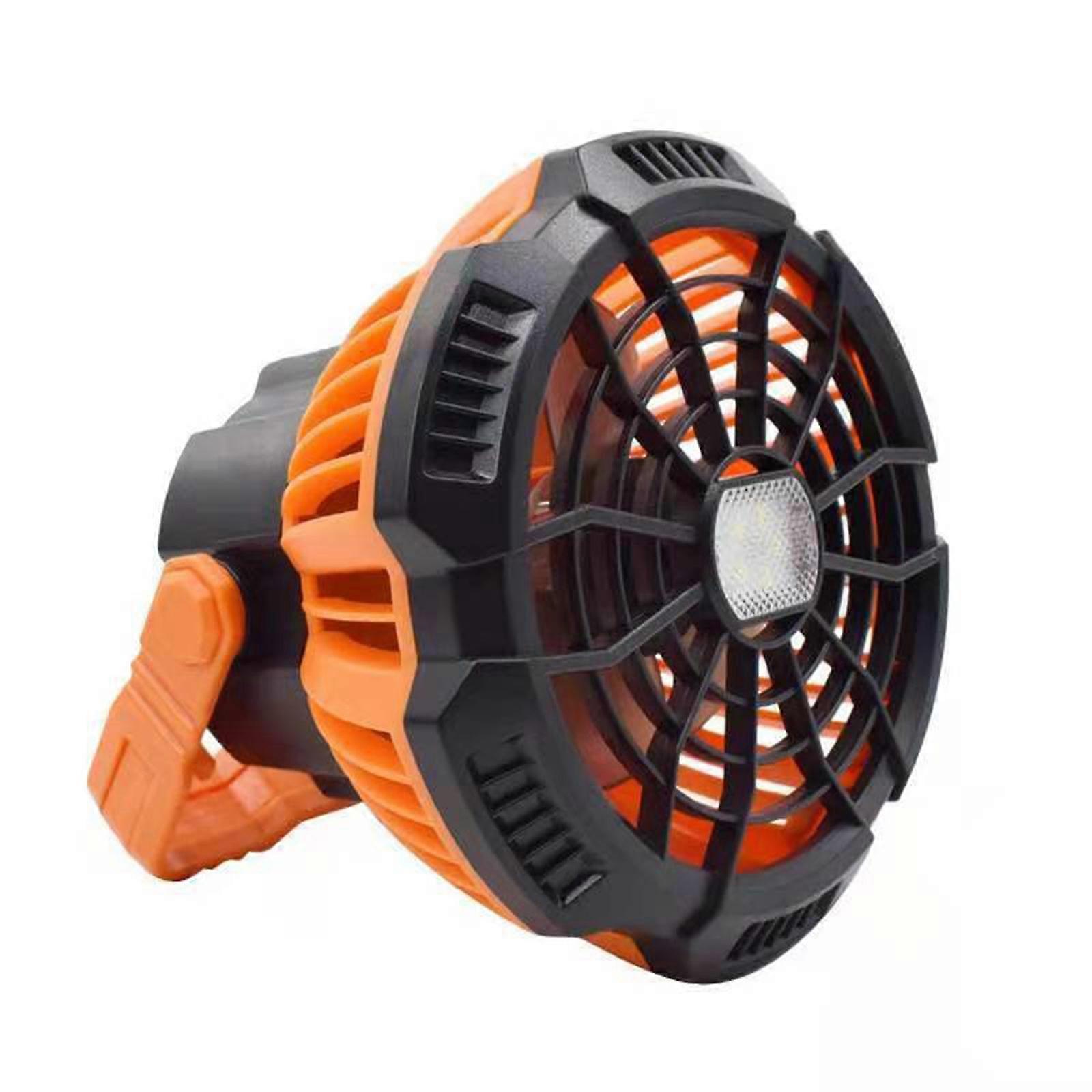 Camping Fan With LED Lantern 5200mAh Rechargeable Portable Tent Fan With Remote