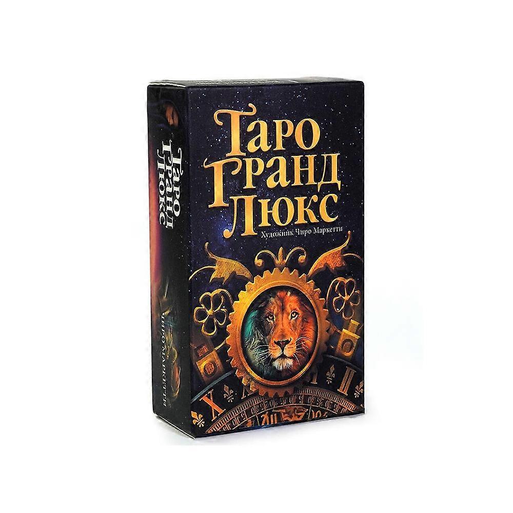 Russian Tarot: Tapo Tarot Card Oracle Card Fate Divination Prophecy Card Family Party Game Tarot Card Deck Brochure Guide