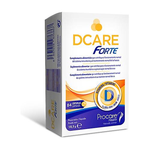 Dcare forte vitamin d3 84 capsules