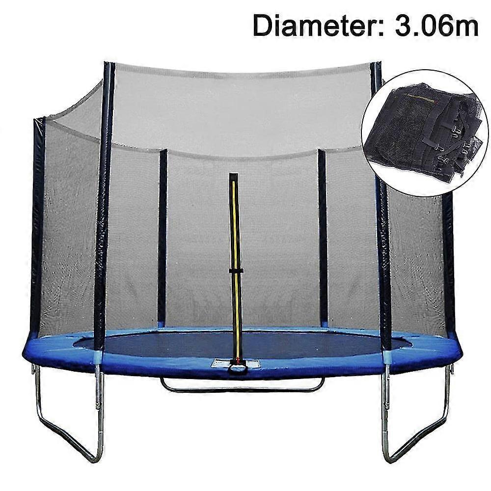 Trampoline Replacement Net , Utilisation avec 8 pôles -net extérieur, pièce de rechange anti-déchirure, résistant aux uv