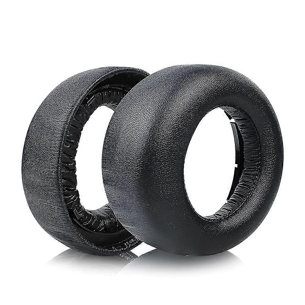 Breathable Replacement Earpads Cushion Round Cover 1 Pair For  Headset