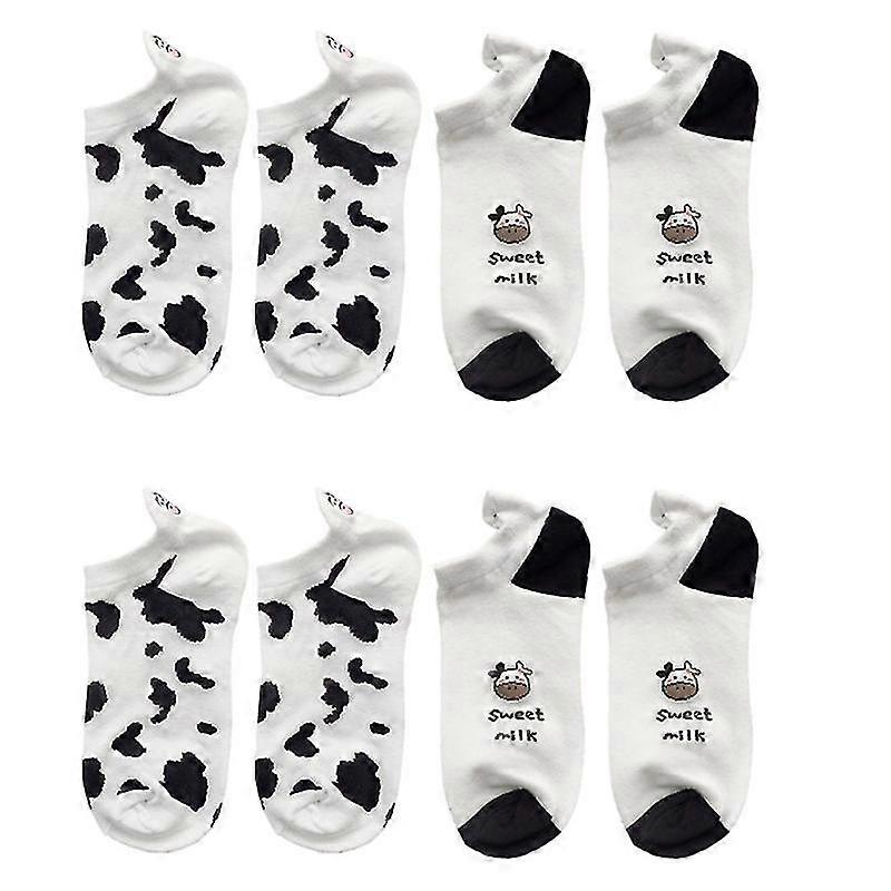4pair Boat Socks-c
