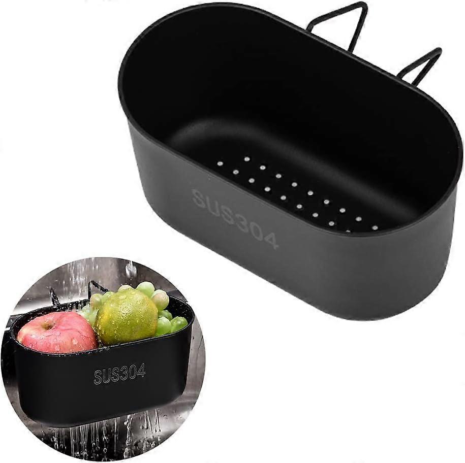 Rustfrit stål vask afløb sil kurv, multifunktionel hængende vask sil sil dørslag afløbskurv til filter køkkenaffald & vask grøntsager frugt