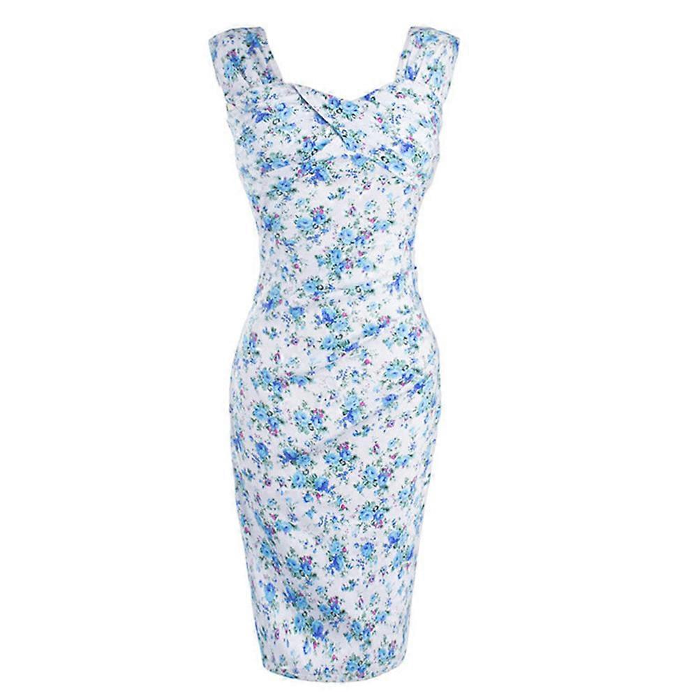 Robe jupe crayon à impression mince à la mode