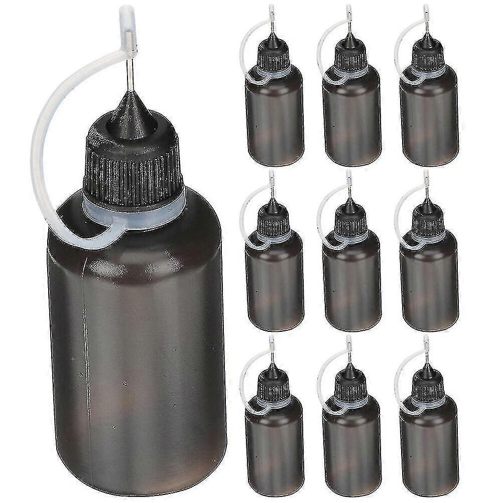 10pcs Glue Applicator Bottles Portable Needle Tip Bottles Glue Squeeze Bottles Needle Tip Squeeze Bottles