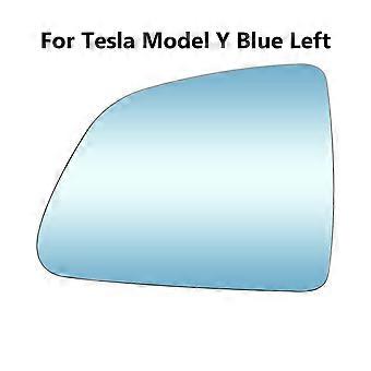 For Tesla Model Y Model 3 Wide-Angle Car Large Vision Rearview Mirror Heating Replacement Anti glare Dazzle Reversing Glass Lens